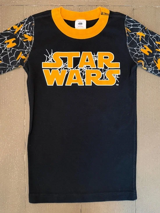 Hanna Andersson Halloween Star Wars 2-Piece Matching Long-John PJ Set • Size 10 - Picture 6 of 14